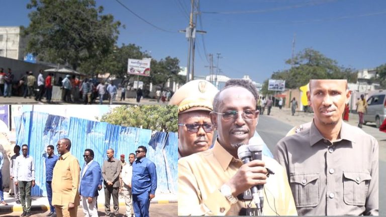 {DAAWO MUQAALKA} Guddomiyaha Gobolka Banaadir oo maanta xariga ka jaray dib u dhis lagu sameeyey Waddada Via Liberia.