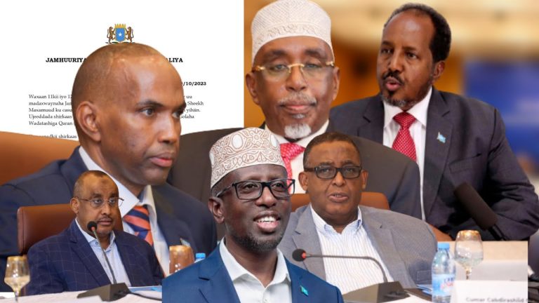 {DAAWO MUUQAALKA} Siyaasiyiin Miisaan Culus Leh Oo Mucaaradad Kala Hortagay Madaxweyne Xasan Sheekh.