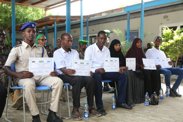 ATMIS KDF medics support capacity-building at Dhobley General Hospital