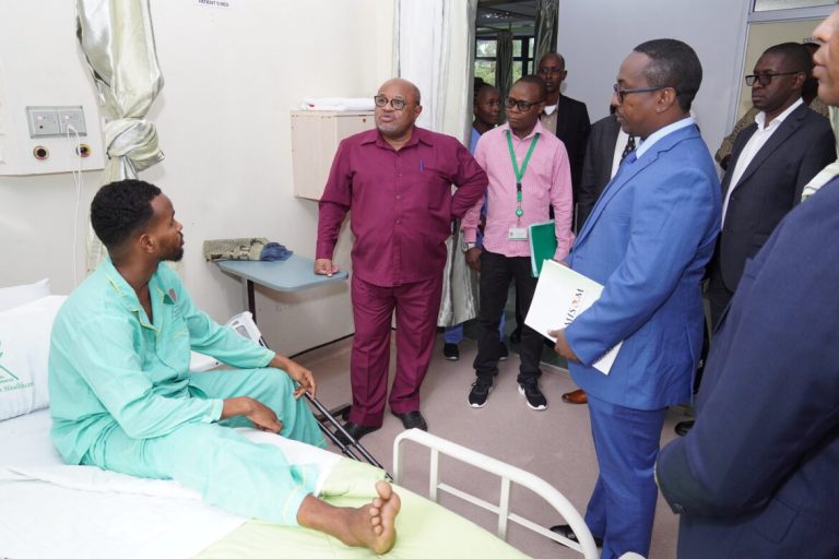 AU Special Representative for Somalia visits soldiers in Nairobi hospitals