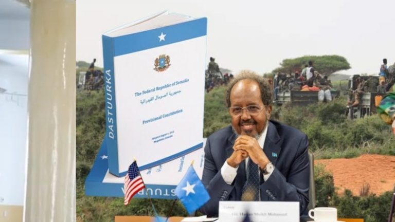 {DAAWO MUQAALKA} Madaxweyne Xasan Sheekh oo ka hadlay dhameystirka dastuurka, hormarada la gaaray iyo Dagaalka AS