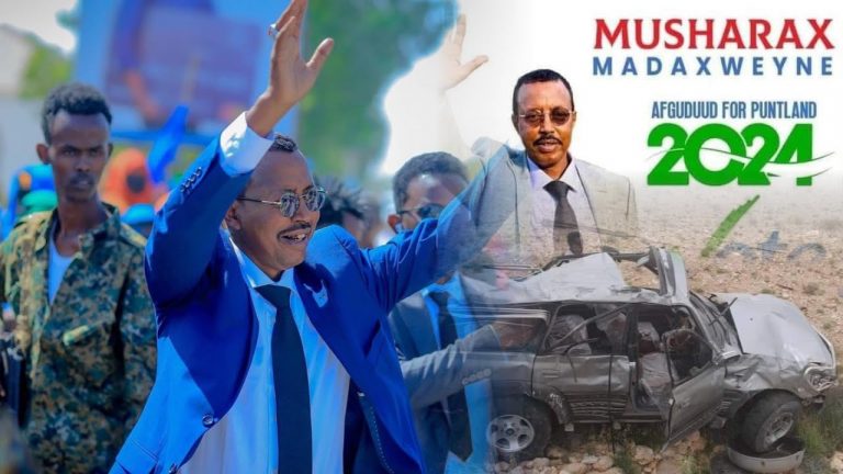 {DAAWO MUUQAALKA} WAR DEG DEG AH Musharax Madaxweyne Puntland oo ku geeriyooday shil gaari