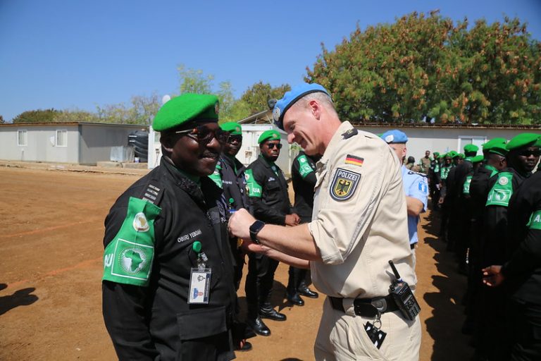 ATMIS honours Ghana Police officers for contribution to peace and security in Somalia