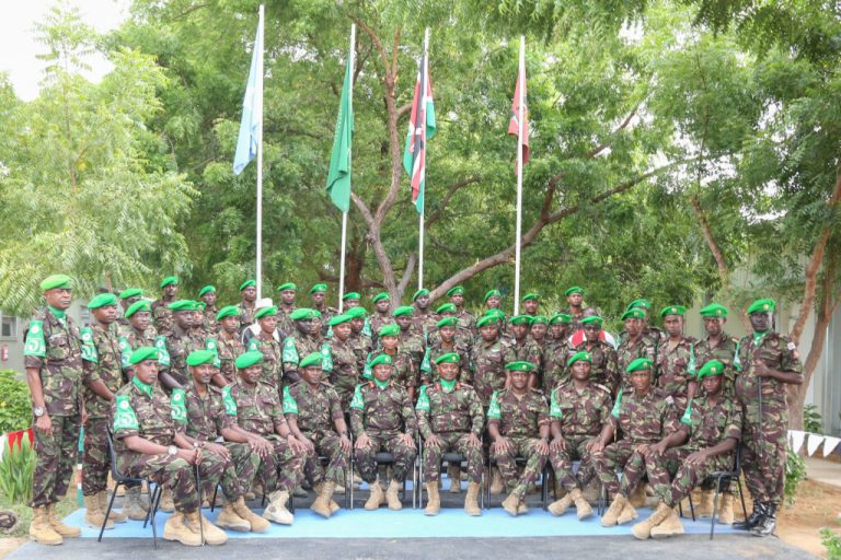 Kenya ATMIS troops in Somalia get new commander