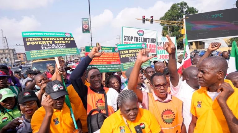 Nigerian Government, Union Workers Launch Strike Over Inflation.