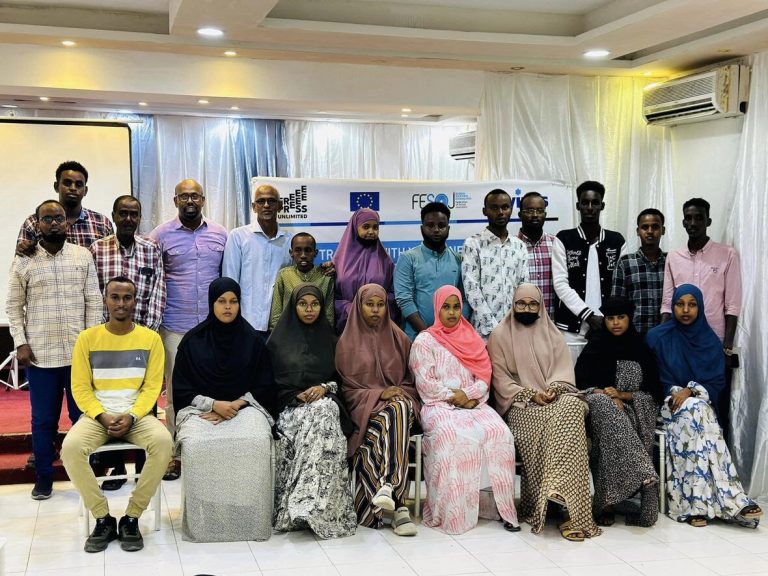 Twenty young journalists concluded training improving their professional skills in Mogadishu