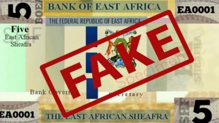 Bloc dismisses fake East African common currency