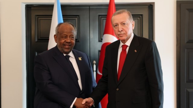 Turkish President Erdogan discusses relations with his Djiboutian counterpart