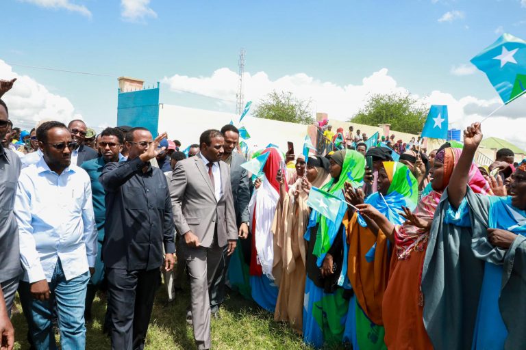 {DAAWO SAWIRRADA} Madaxweynaha Hirshabelle oo xariga ka jaray mashaariic laga hirgaliyay Balcad