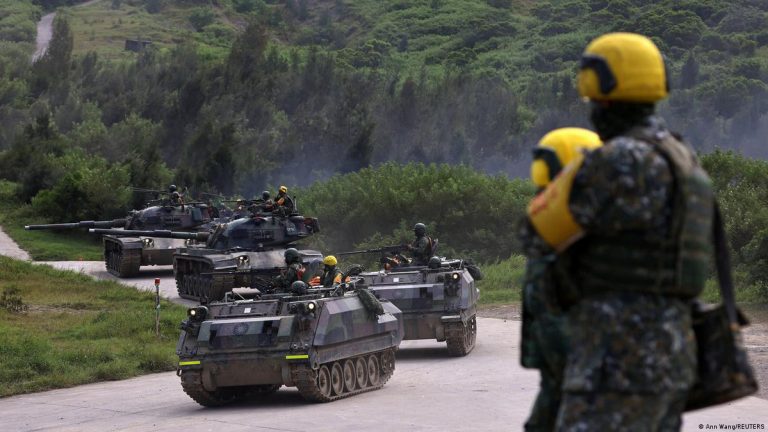 China warns of Taiwan ‘war’ as military drills encircle island