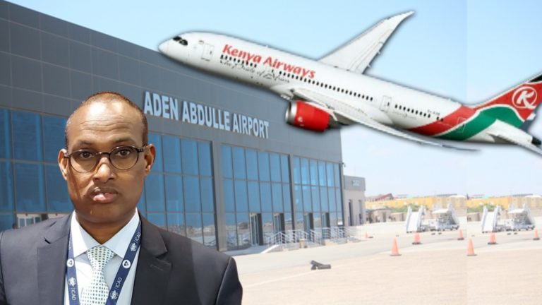 {DAAWO MUUQAALKA} DF oo shaacisay sabab ay diyaaradda Kenya Airways Muqdisho uga degi weysay