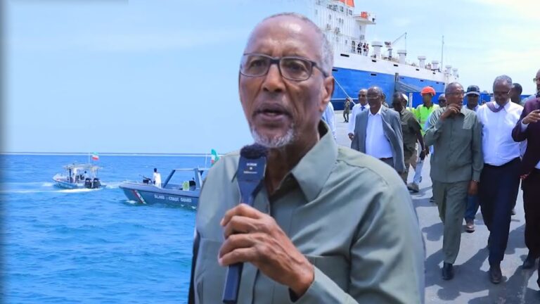 {DAAWO MUQAALKA} Madaxweynaha Somaliland oo Kormeeray Dekeda Berbera