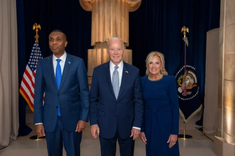 Ra”iisul Wasaaraha  Soomaaliya oo la kulmay Madaxweyne Joe Biden