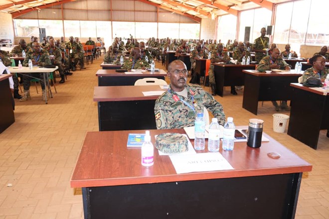 UPDF commanders meet to refine Somalia mission strategy.