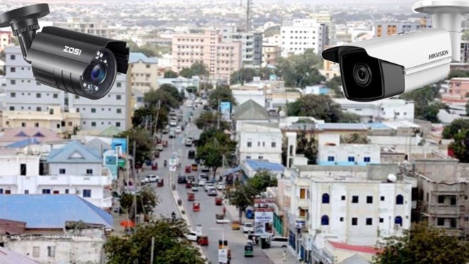 CCTV cameras put shop owners at risk in Somalia’s capital Mogadishu.