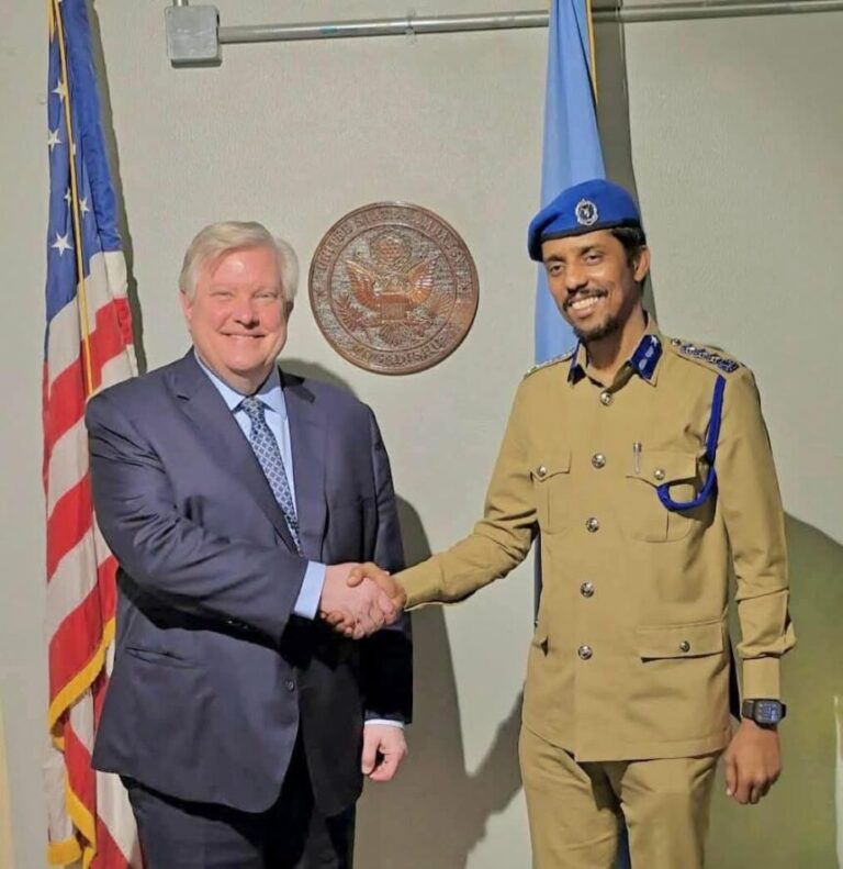 Somali Police Chief Meets with US Ambassador to Discuss Security and Police Enhancement