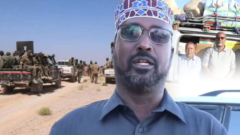 {DAAWO MUQAALKA} Haweenka gobolka Mudug oo garab istaag u muujiyay ciidanka difaaca Puntland.