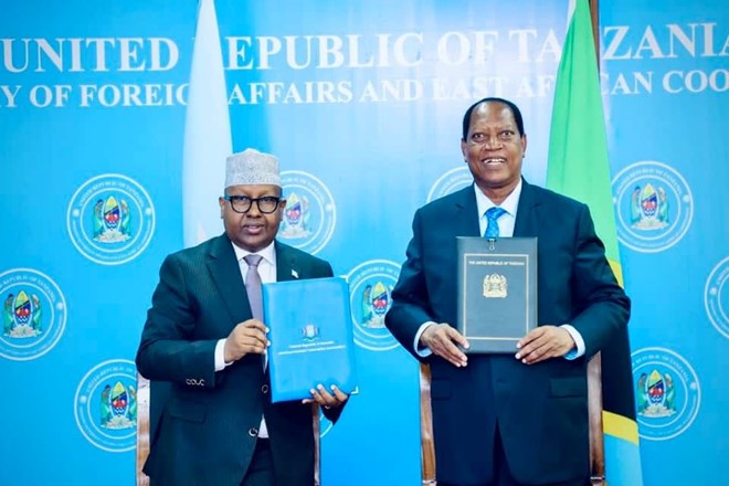 Somalia and Tanzania sign key agreements to strengthen bilateral cooperation