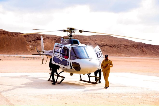 Puntland deploys Helicopter to support military offensive against Islamic State in Bari region.