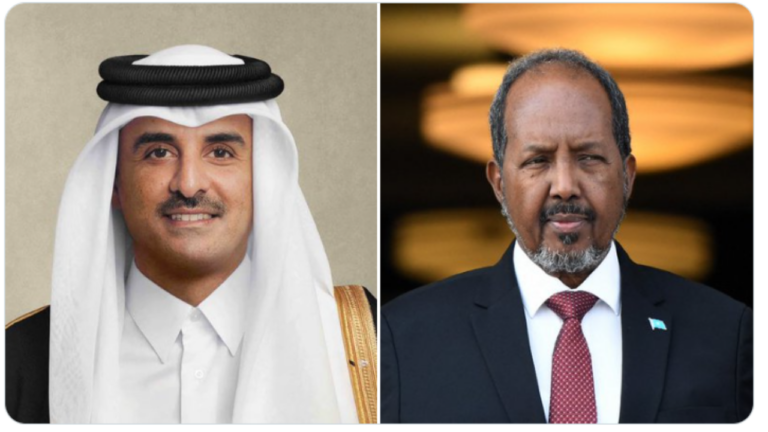 Somali President, Qatari Amir discuss strengthening bilateral ties.