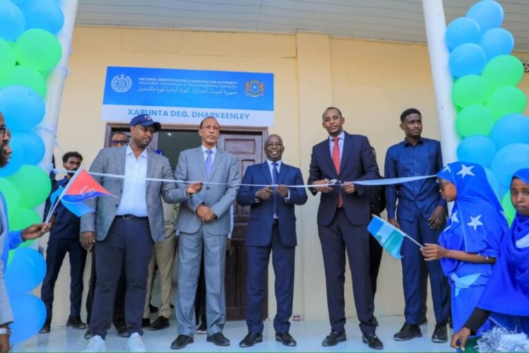 NIRA Opens New ID Registration Center in Dherkeenley.