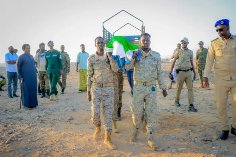 Aas Boosaaso Loogu Sameeyay Sargaal Ka Tirsanaa Ciidamada Puntland