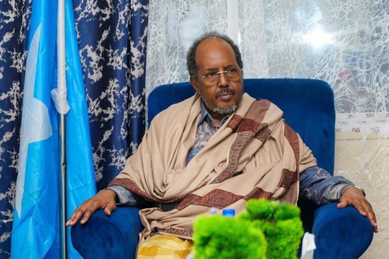 President Hassan stays overnight on the frontlines.