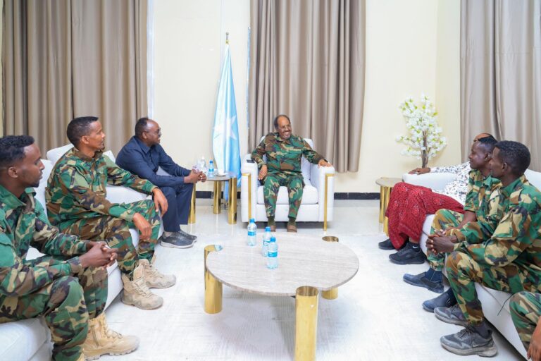 President Mohamud meets local leaders in Adale to boost military campaign against AS